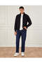 Men Black Bonded High Neck Pullover - 2