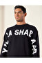 Men Black Printed Sweater - 4