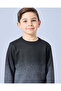 Boys Grey Splat Design Bonded Jumper - 4