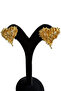 - Irem 3914 7660 Shiny Stone Detailed Single Stone Cage Earrings - 2