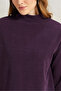 Women Purple Knitted High Neck Sweater - 4