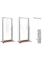 Outdoor Shower with Tray WPC Stainless Steel - 2