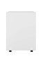 Rolling Cabinet White 60x53x72 cm Engineered Wood - 5