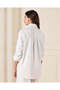 Women Ivory Utility Denim Jacket - 3