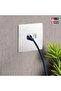 Legrand RJ45 Cat6 Network Wall Socket Faceplate - Double Outlet Matt White (10 pack) - 4