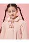 Girls Pink Swing Coat With Hood - 4