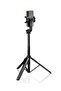 Kablosuz Bluetooth Selfie Çubuğu Uzaktan Kumandalı Tripod 1.6 M. S560W Black - AMP05813 - 3