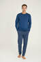 Men's O-Neck Pajama Set Comfortable Sleepwear - 7