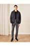 Men Black Knitted Hooded Pullover - 2