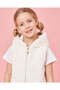 Girls White Gillet Hooded Jacket - 4