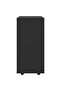 Rolling Cabinet Black 60x35x75 cm Engineered Wood - 5