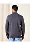 Men Grey Half Zip Pullover - 3
