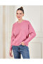 Women Pink Knitted Pullover