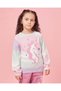Girls Lilac Unicorn Print Pullover