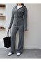 Double Zipper Knitwear Set - 3
