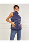 Women Navy Sleeveless Puffer Jacket - 5