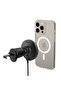 حامل هاتف MagFit Air Vent داخل السيارة + شاحن لاسلكي لهاتف iPhone MagSafe OneTap Pro4 - ACP08543 - 4