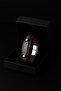 Brown Men's Leather Bracelet with Zircon Stone, Custom Made Men's Bracelet - 2