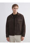 Shirts for Style Enthusiasts from Uzg Store Roba Collar Suede Men's Jacket - 2