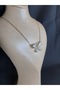 Butterfly Pearl Luxury Steel Necklace Yellow (Stainless Steel) - 3