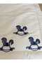 Horse Embroidered Two-Color (White - Navy Blue) Winter Baby Sleeping Set - 3