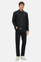 Taro Navy Blue Cotton Non-Denim Straight Fit Men's Trousers - 5