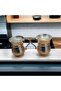 Nickel-Plated Silver-Coated Copper Cup & Copper Mug Forged Copper Ayran Cup with Handle 2 Pieces Mashrafa - 2