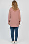 Women's Plus Size Sequin Embroidered Long Sleeve Shirt 1985-26 - 3