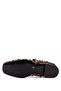 Women's Genuine Leather Leopard Babet Shoes - 4