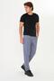 Men's Winter 3 Thread Sweatpants A.Indigo 201302-İ - 6