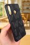Huawei p20 lite compatible black butterfly pattern silicone shock absorbing classic protective rubber case - 4