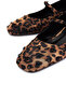 Women's Genuine Leather Leopard Babet Shoes - 3
