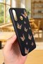 Huawei p20 lite compatible orange butterfly patterned silicone shock absorbing classic protective rubber case - 3