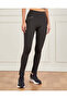 Women Black Cut & Sew Active Legging