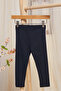Infant Girls Navy Plain Leggings - 4