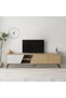 Mourah Fiona Tv Stand Up To 70 Inches - Oak/ White - 3