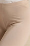 Women Beige Plain Leggings Set (Pack Of 2) - 4