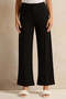 Women Black Side Gold Embellished Trousers