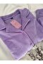 Lila Gorgeous Stylish Winter Thermal Fleece Fabric Pajamas Set - 2