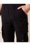 Senior Boys Black Cargo Trousers - 4