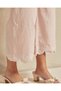 Senior Girls Pink Embroidered Culottes - 5