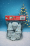 White Star Bell-Shaped Christmas Tree Ornaments Set of 6 Foam Decorative Christmas Ornament |   Eng-115 | - 2