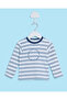 Infant Boys Blue Striped Pyjama Set (2 Piece) - 2