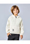 Boys Ecru Hooded Sweatshirt