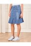 Senior Girls Blue Denim Flared Skirt