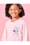 Girls Pink Minnie Mouse Print Sweatshirt - 4