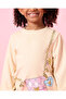 Girls Yellow Printed Sweatshirt - 4