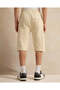 Senior Boys Beige La Lakers Shorts - 3