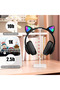 On-ear wireless gaming headset with a cute design featuring cat ears. - 5