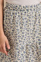 Girls White Flower Allover Print Skirt - 3